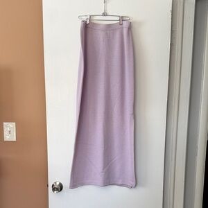 St. John Lavender Maxi Skirt
